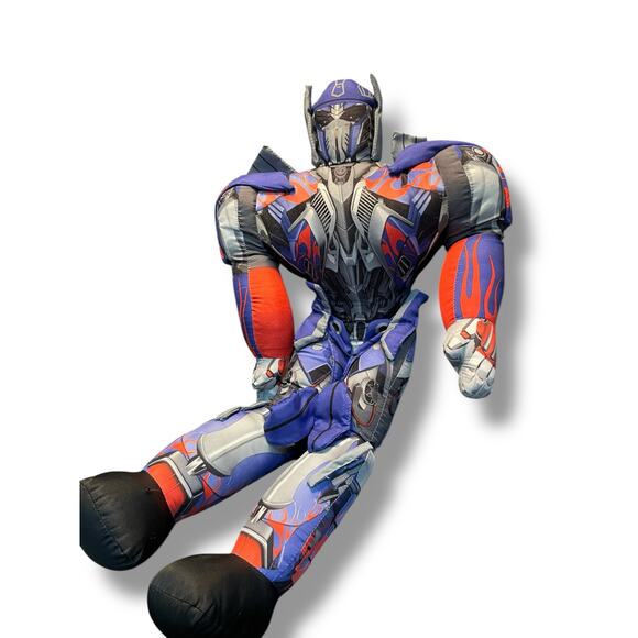 Transformers Optimus Prime Plush Doll Figure Hasbro 2014 Paramount Decor 23" - Picture 8 of 11